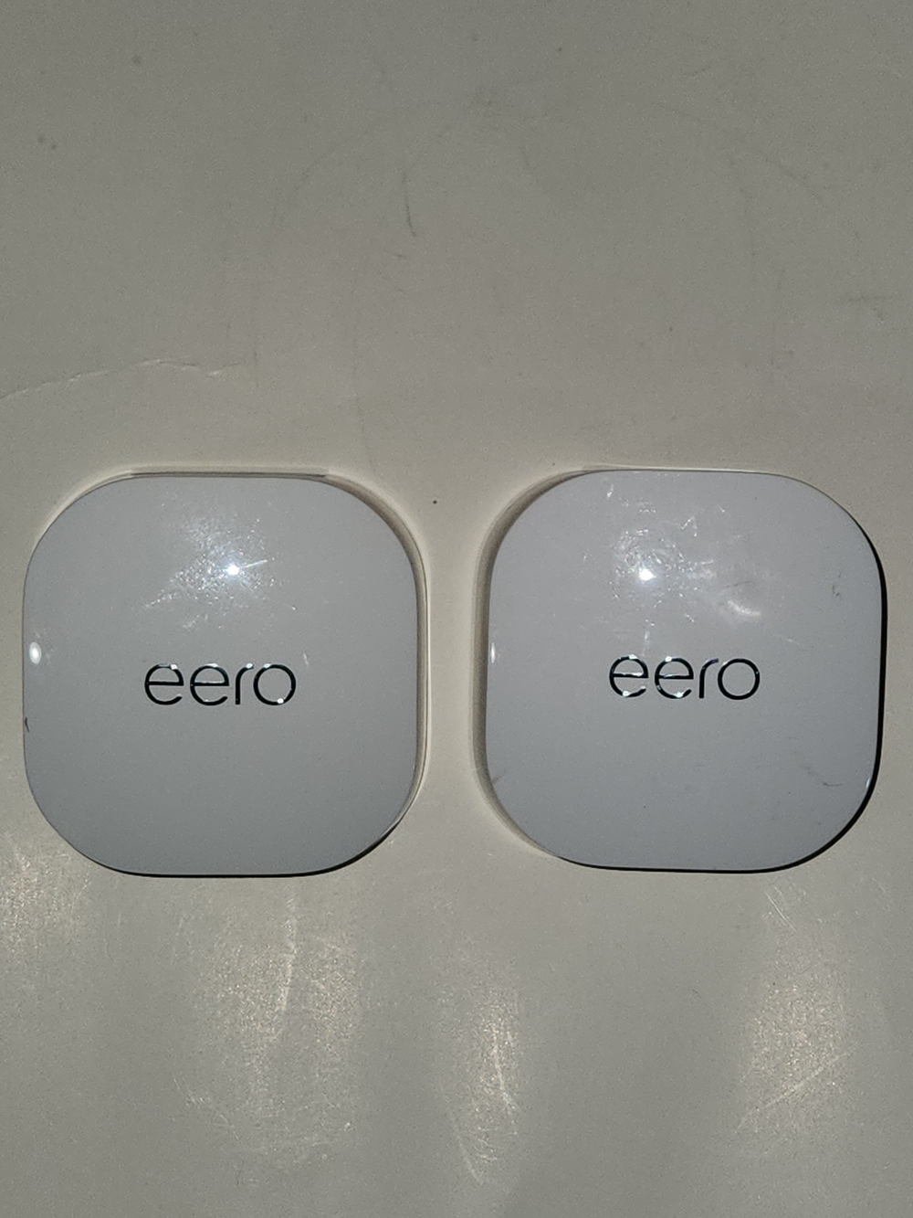 Lot of 2  eero 6+ Dual Band Mesh Wi-Fi 6 Routers Model R010001